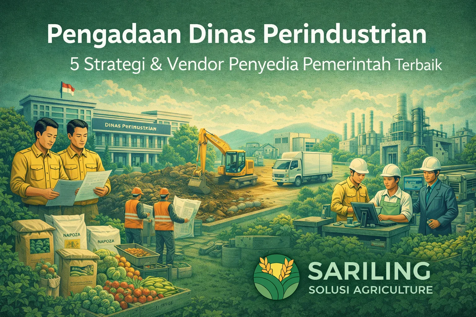 Pengadaan Dinas Perindustrian bersama vendor penyedia pemerintah Sariling Solusi Agriculture