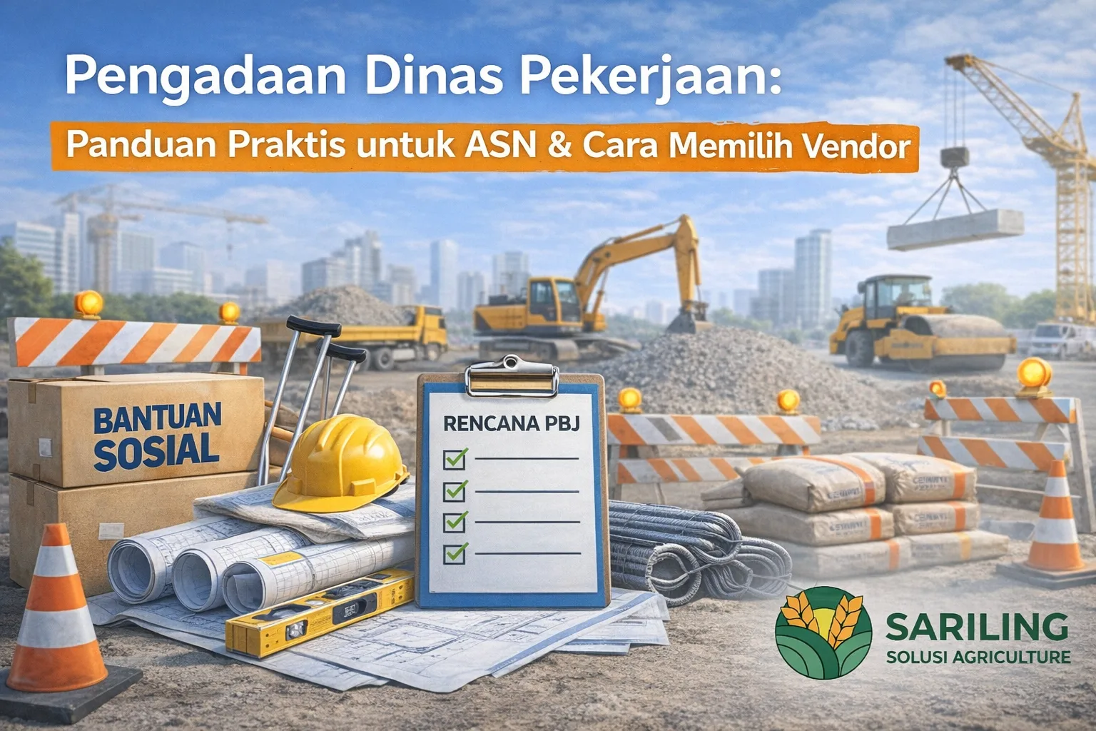 Pengadaan dinas pekerjaan panduan ASN dalam memilih vendor penyedia pemerintah untuk proyek konstruksi