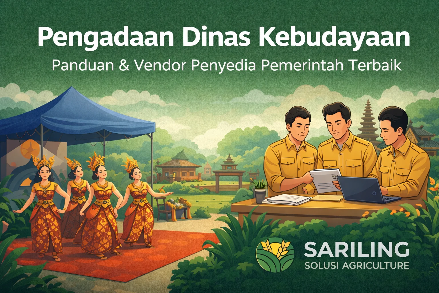 Pengadaan Dinas Kebudayaan bersama vendor penyedia pemerintah Sariling Solusi Agriculture