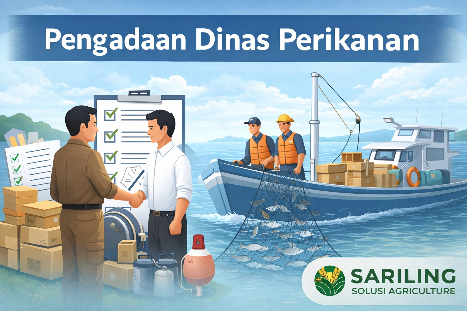 Ilustrasi pengadaan dinas perikanan untuk meningkatkan efisiensi dan ketepatan program pemerintah