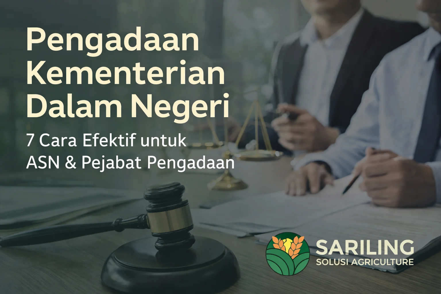 Strategi pengadaan kementerian dalam negeri bersama Sariling Agriculture untuk program pemerintah