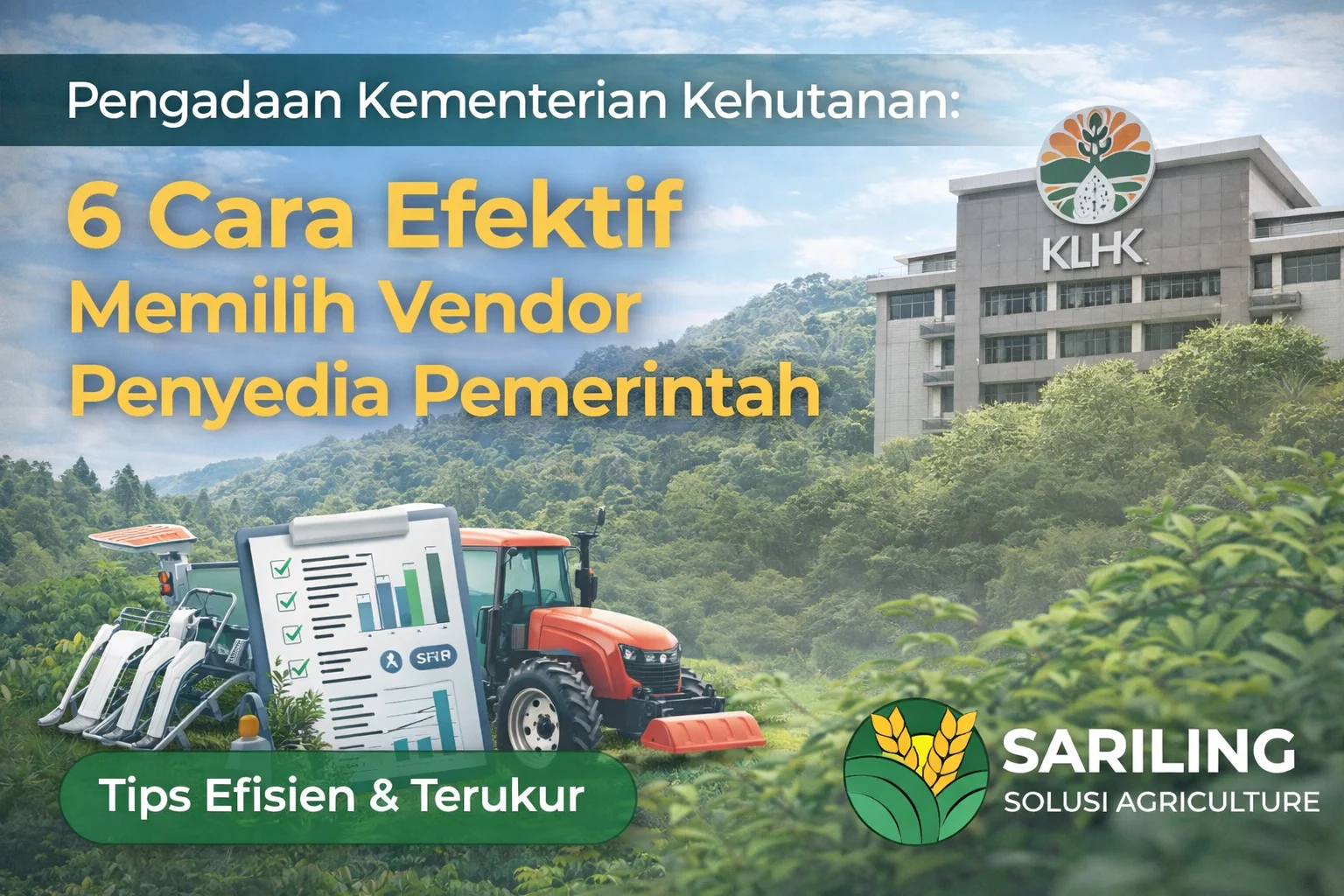 Pengadaan Kementerian Kehutanan dengan 6 cara efektif memilih vendor penyedia pemerintah untuk ASN dan pejabat pengadaan