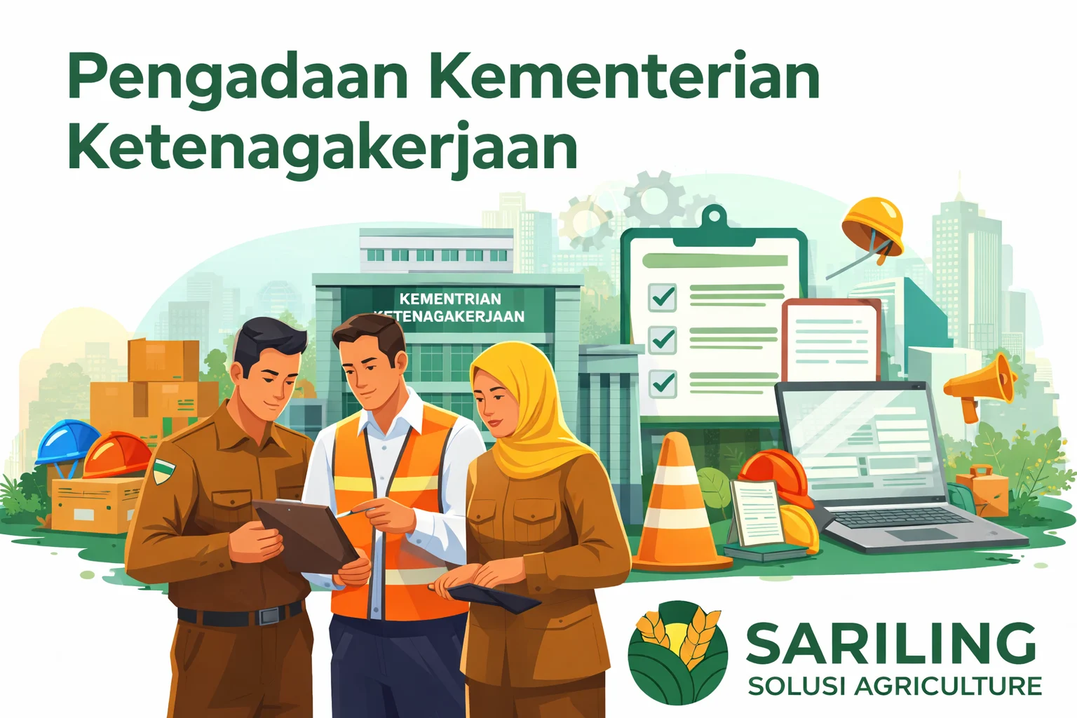 Ilustrasi pengadaan kementerian tenaga kerja untuk meningkatkan efisiensi dan kualitas program pemerintah
